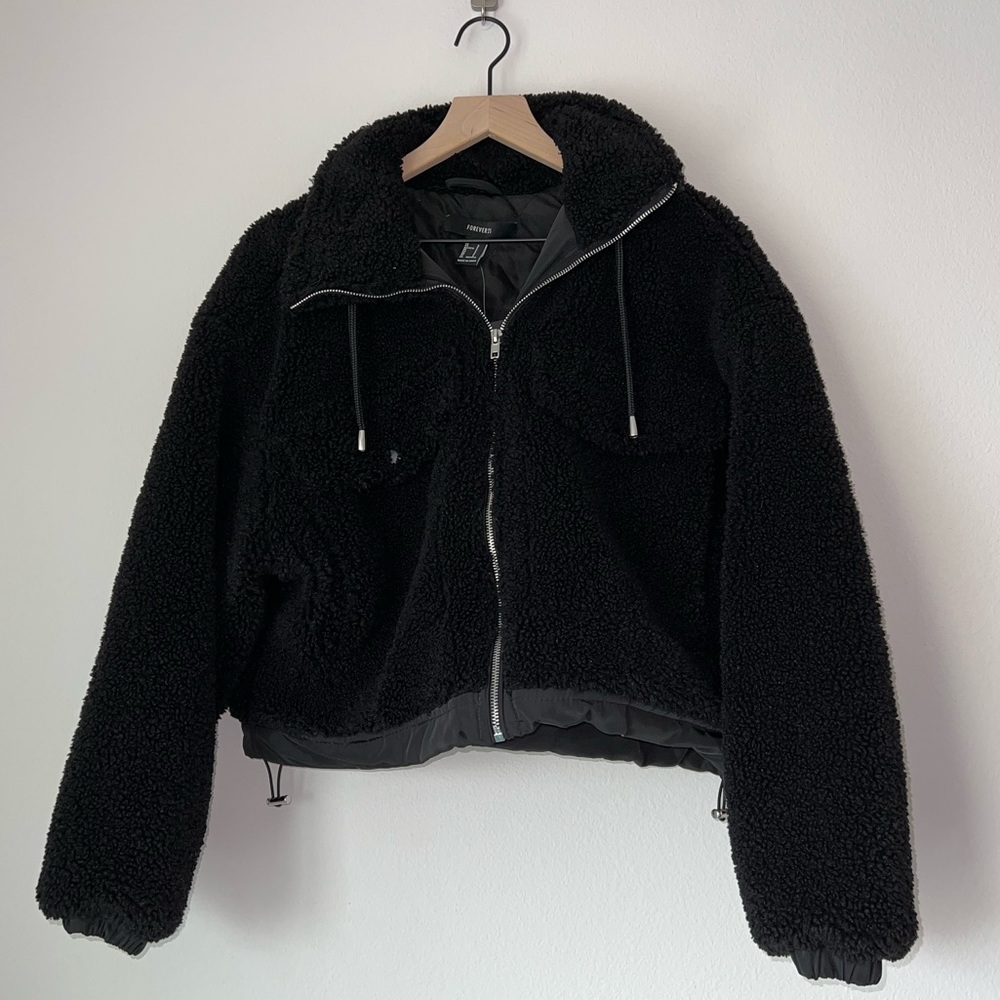 ♥️SOLD♥️ Forever 21 Faux Shearling/Sherpa Jacket
